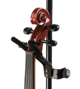 K&M 15580 Violin Holder BK