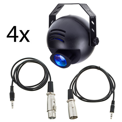 Eurolite LED PST-9W TCL DMX 4pcs Bundle