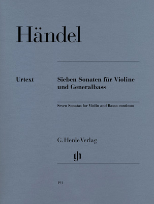 Händel Sieben Sonaten Violin