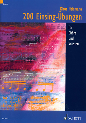 Schott 200 Einsing-Übungen für Chöre