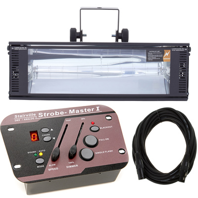 Stairville 1 Strobe 1500 DMX Power Bundle