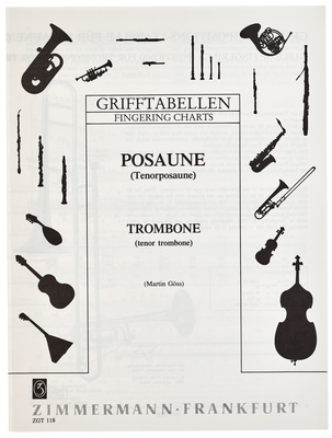 Zimmermann Verlag Grifftabelle Posaune