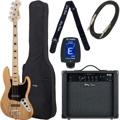 Harley Benton JB-75MN NA Bundle 3