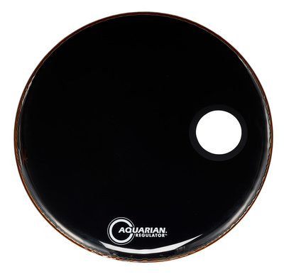 Aquarian 24" Regulator Black Bass Drum