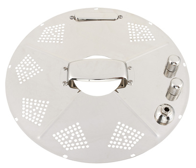 National Reso-Phonic Hot Plate Bright Nickel