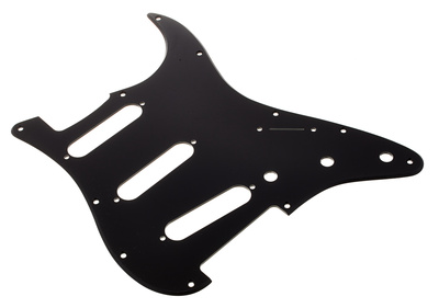 Fender Pickguard AM Strat BLK 1ply