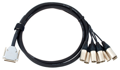 SUB-D 25pin-XLRM 2m