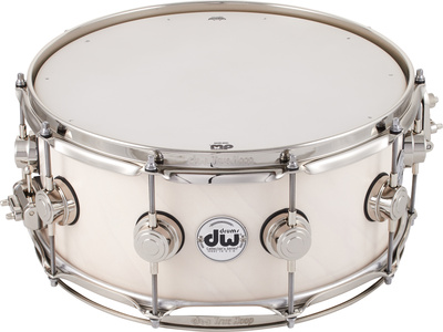 Satin Oil 14"x06" Snare White