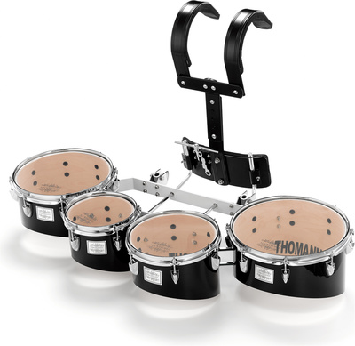 QT04 BL Marching Quad Tom Set