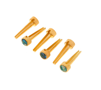 Bridge Pins Solid BrassAbalone