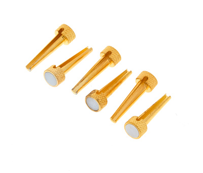 dAndrea Bridge Pins Solid Brass MOP