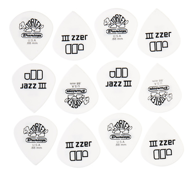 Tortex Jazz III White 0,88