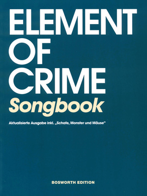 Element Of Crime Songbook Guit