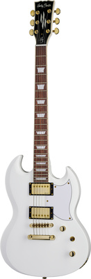 Harley Benton DC-Custom White