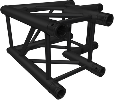 F34C21P-B 90° Corner black