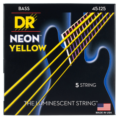 DR Strings Neon Yellow NYB5-45
