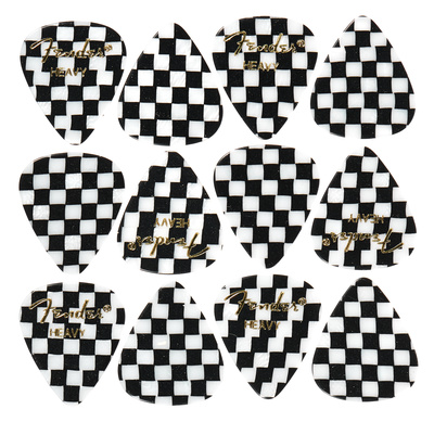 Fender 351 Checker Picks Heavy Set
