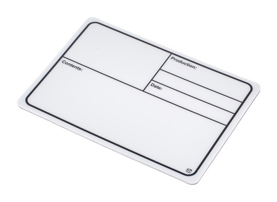 Tourlabel 177x127mm White