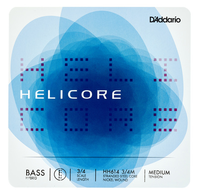 HH614-3/4M Helicore Bass E Med