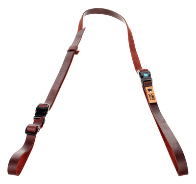 Uke Leash Half Leather Strap BR L