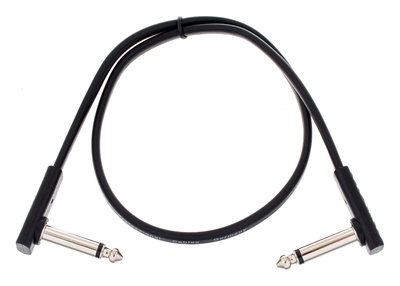Flat Patch Cable Black 45 cm