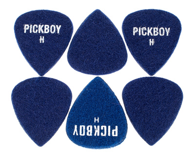 Felt Raindrop Blue Hard Pick S