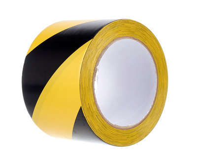 Warning Tape Black/Yellow 75