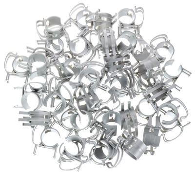 Snap silver 45 pcs