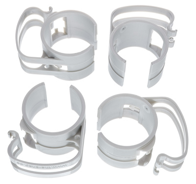 Snap light silver 4 pcs