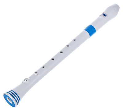 Nuvo Soprano Recorder White-Blue