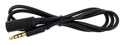 Slim Line 4 Pin Jack 0,5m BK