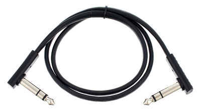 Flat TRS Cable 60 cm BK