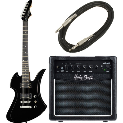 Harley Benton MB-20BK Rock Series Bundle