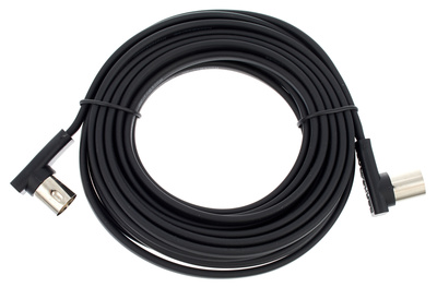 Flat MIDI Cable 500cm Black