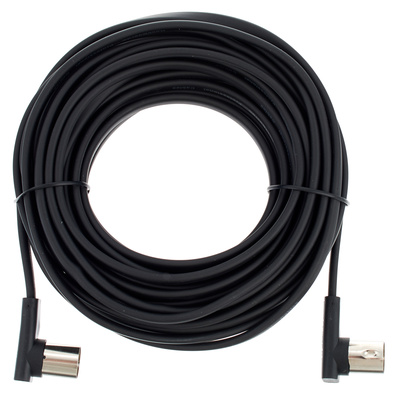 Flat MIDI Cable 1000cm Black