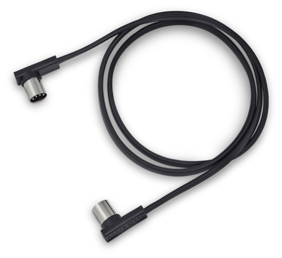 Flat MIDI Cable 100cm Black