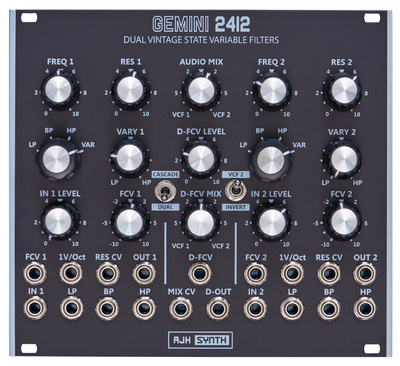 AJH Synth Gemini 2412 Dual SVF black