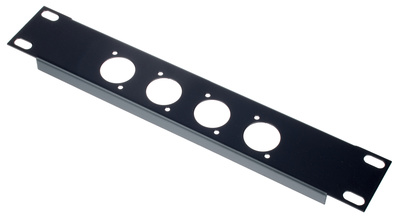 Rack Panel 4XLR 1U 9,5"