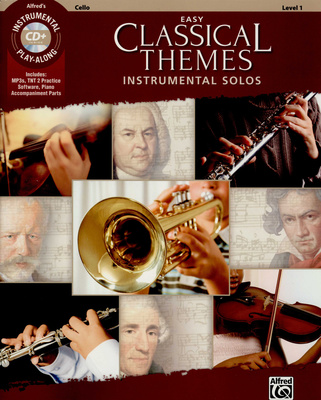 Alfred Music Publishing Easy Classical Themes Cello