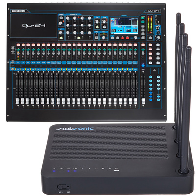 Allen & Heath Qu-24 Chrome Bundle