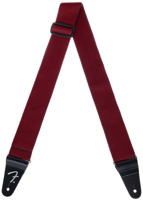 2"Modern Tweed Strap BK/RD