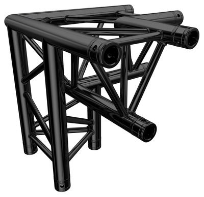 F33C34-B 90° Corner Black