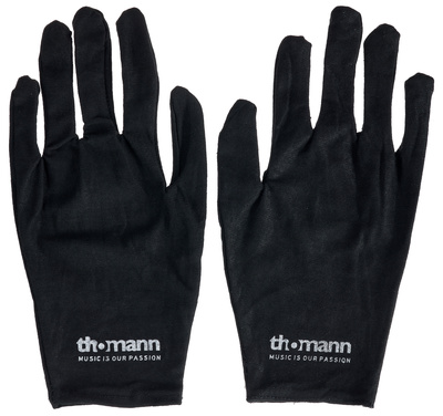 Cotton Gloves Black L
