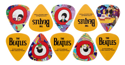 Daddario Beatles Yellow Sub Pick Med