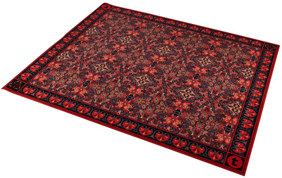 Drum Rug Oriental Red I
