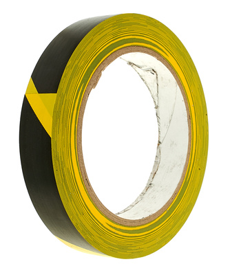 Stairville Warning Tape 19 Black/Yellow