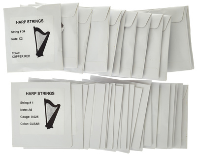Strings Set Pillar Harp 34