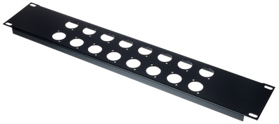 Rack Panel 2U 16x XLR D-Format