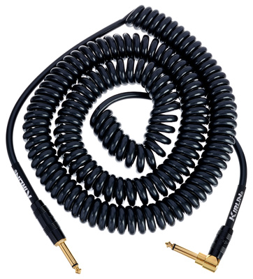 Kirlin Premium Coil Cable 9m Black