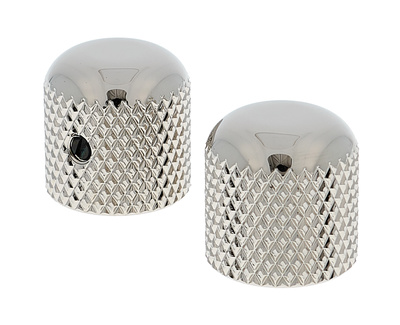 Allparts Metal Dome Knobs Nickel
